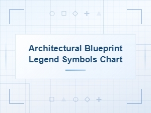 Architectural Blueprint Legend Symbols Chart Guide for Building Plans