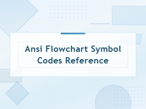 Ansi Flowchart Symbol Codes Reference Guide